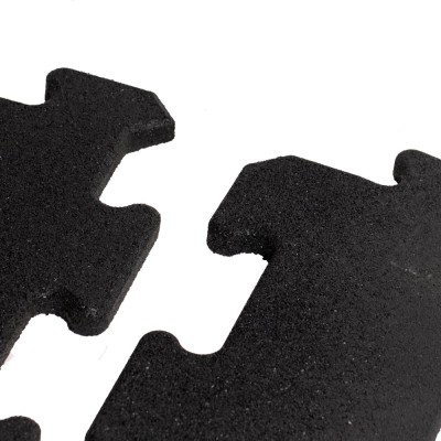 Premium puzzel vloertegel 10mm zwart  5