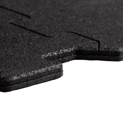 Premium puzzel vloertegel 10mm zwart  7