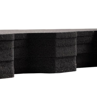 Premium puzzel vloertegel 15 mm zwart 3