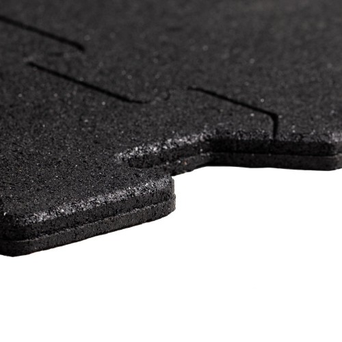 Premium puzzel vloertegel 15 mm zwart 7