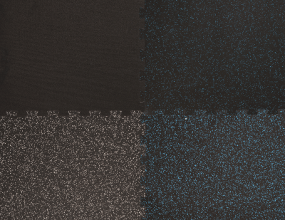 Premium puzzel vloertegel 10mm grijs 5