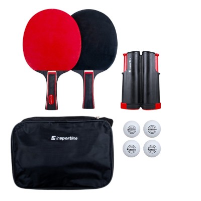 Tafeltennisset inSPORTline Ekholm – Net, 2 Bats, 4 Ballen