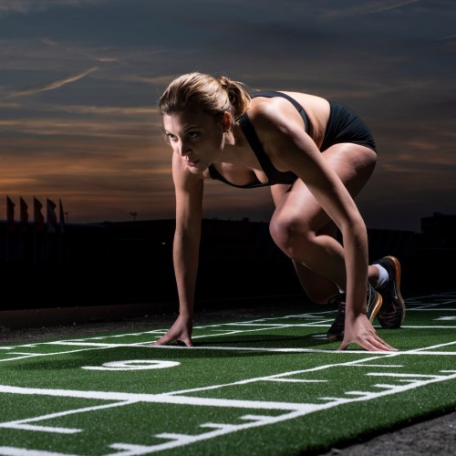 Sprinttrack - kunstgras Premium 15.4 m x 2 m 14