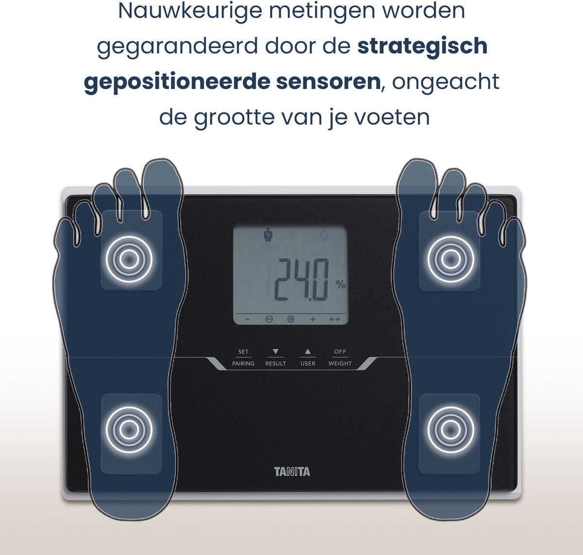 TANITA BC-401 Slimme Weegschaal met Lichaamsanalyse & App 5