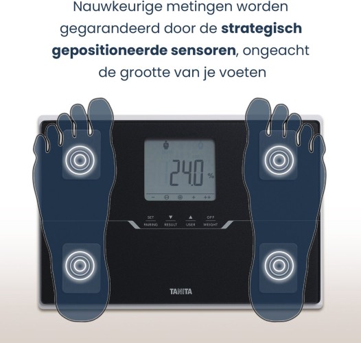 TANITA BC-401 Slimme Weegschaal met Lichaamsanalyse & App 5