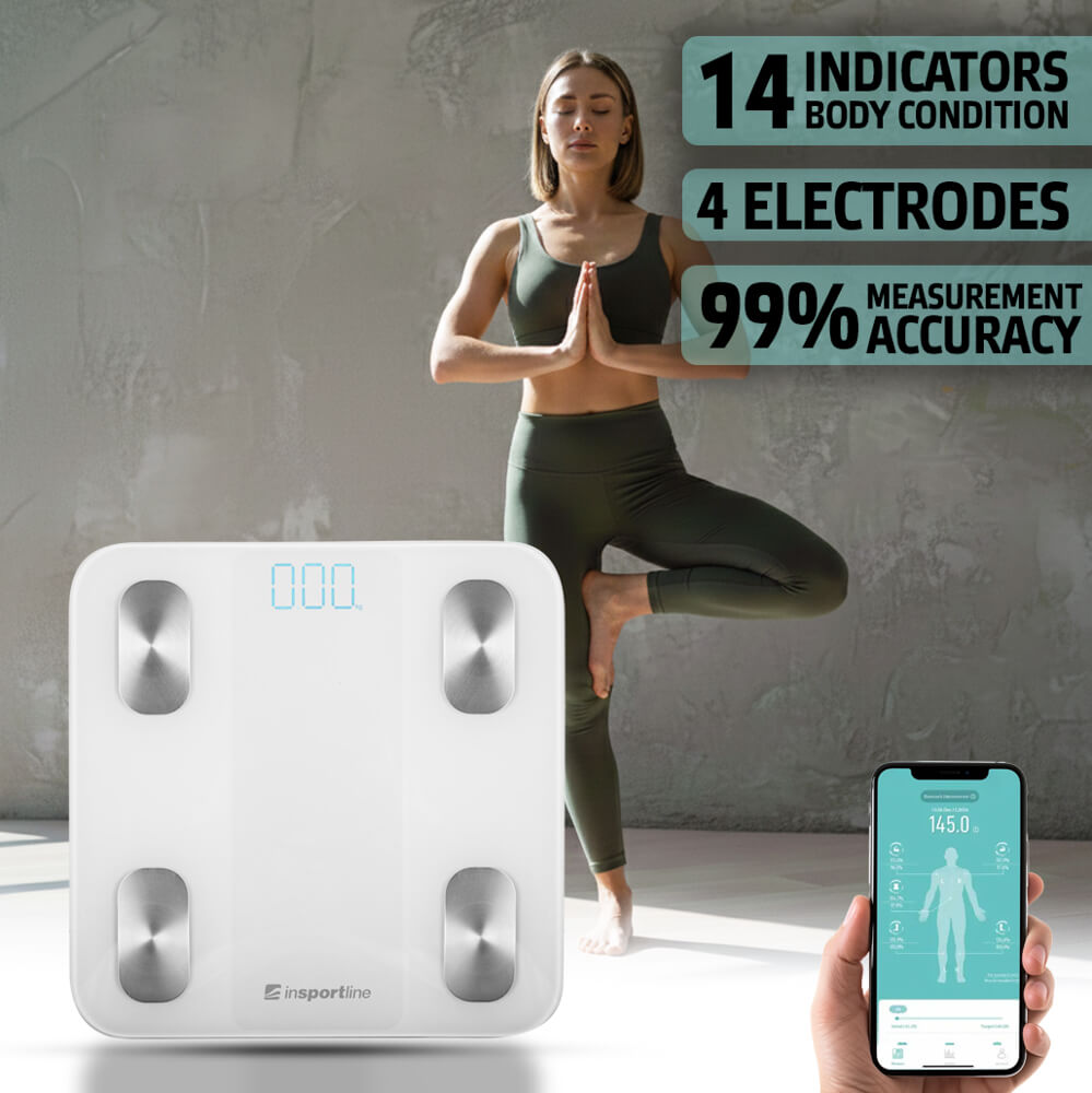 Smart Scale inSPORTline Syncale 20 – intelligente Körperanalysewaage 2