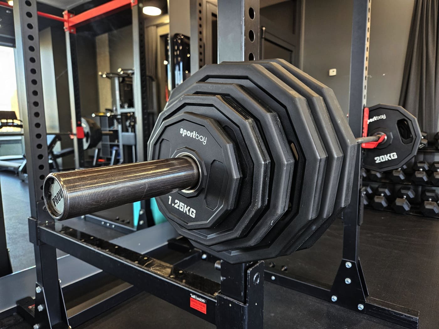 Sportbay® Olympic CPU Barbell Set 90 kg / 120 kg / 150 kg – Strongman Barbell 220 cm 3