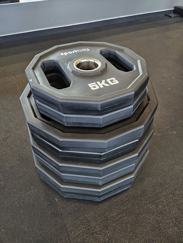 Sportbay® Olympic CPU Barbell Set 90 kg / 120 kg / 150 kg – Strongman Barbell 220 cm 5