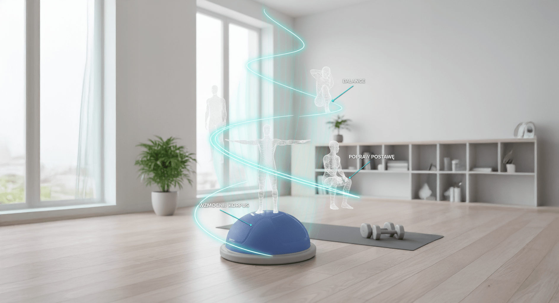 Balancetrainer Insportline Dome Compact - Halve bal  4