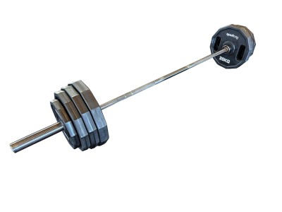 Sportbay® Olympic CPU Barbell Set 90 kg / 120 kg / 150 kg – Strongman Barbell 220 cm