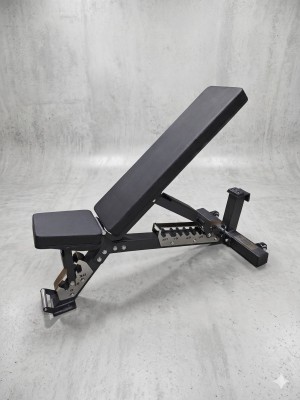 Kraftstation – Verstellbare Hantelbank, 220kg Hex-Hanteln & 3-stufiges Rack 1