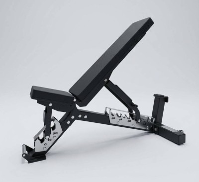 Kraftstation – Verstellbare Hantelbank, 220kg Hex-Hanteln & 3-stufiges Rack 2