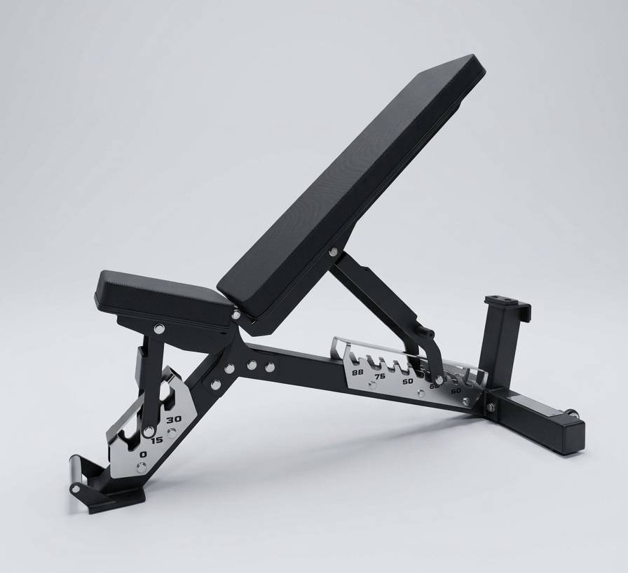 110 kg dumbbells + torenrek + RawFitness trainingsbank 6