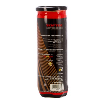 Softee Speed Pro Padel Ballen (3 stuks) 1