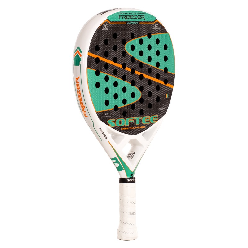 RACKET PADEL SOFTEE FREEZER CARBON 3K GREEN SFT