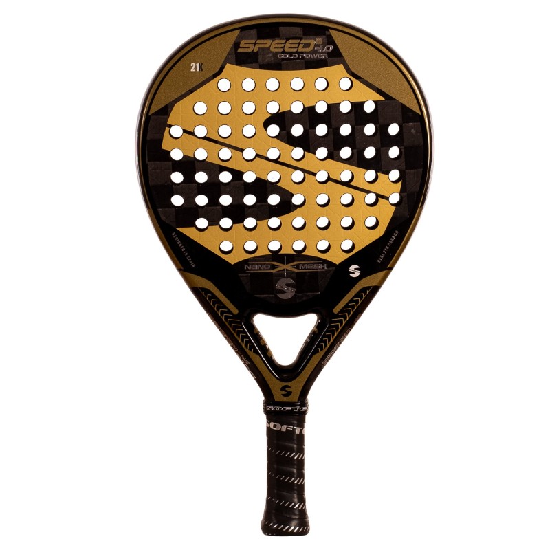 Padelschläger Softee Speed Gold Power 4.0 Nano Mesh