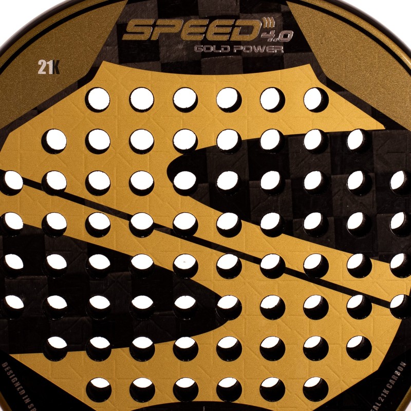 Padelschläger Softee Speed Gold Power 4.0 Nano Mesh 3