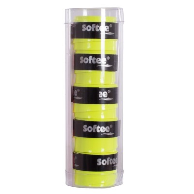 PACK OF 5 OVERGRIPS SMOOTH SOFTEE TECH