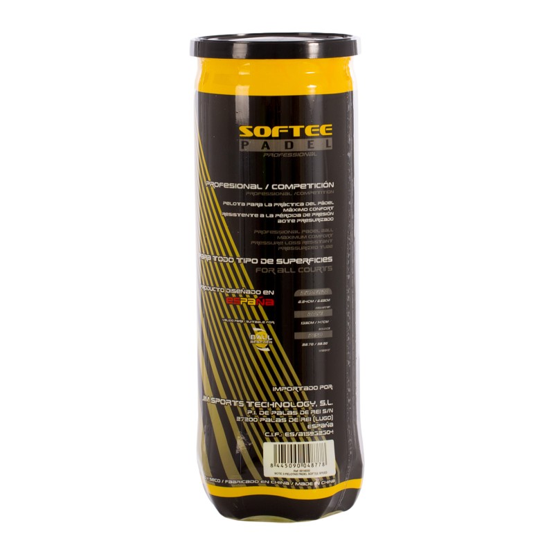 TUBE OF 3 PADEL BALLS SOFTEE SPEED