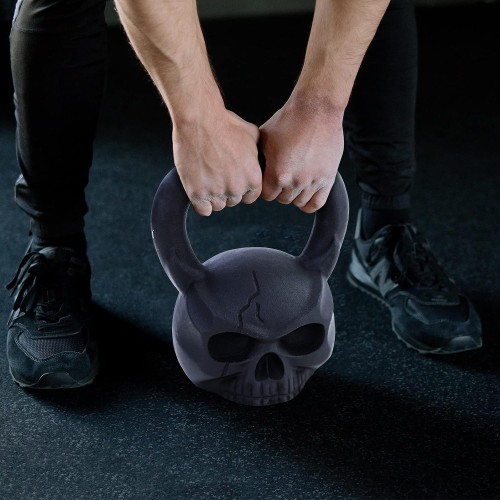 Sportbay Gietijzer Skull kettlebell 16-24 kg 1