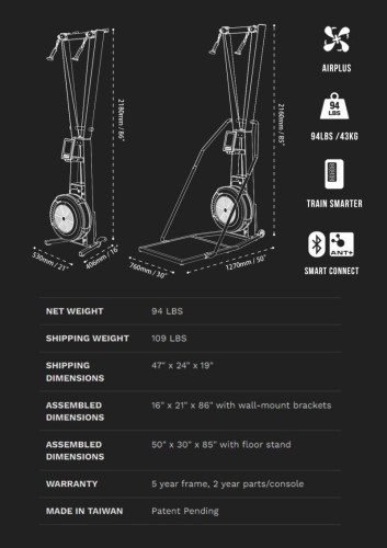 XEBEX Ski Trainer XBX-301 – Skiergometer 8