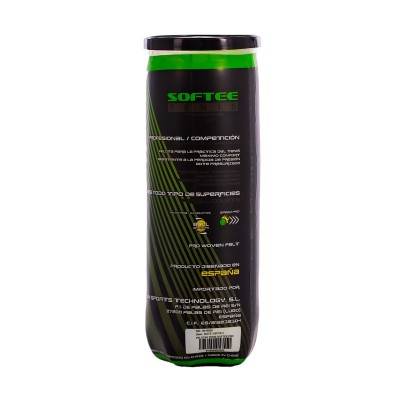 SOFTEE PRO Tennisballen – Koker met 3 Ballen 2