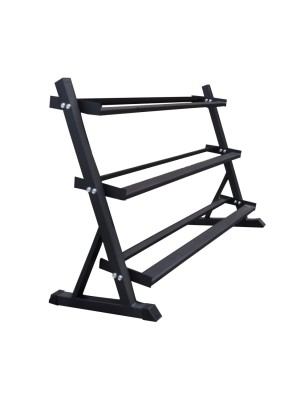 HEX Dumbbell Rack AC-178 | 3-laags | voor 12 paar dumbbells 1