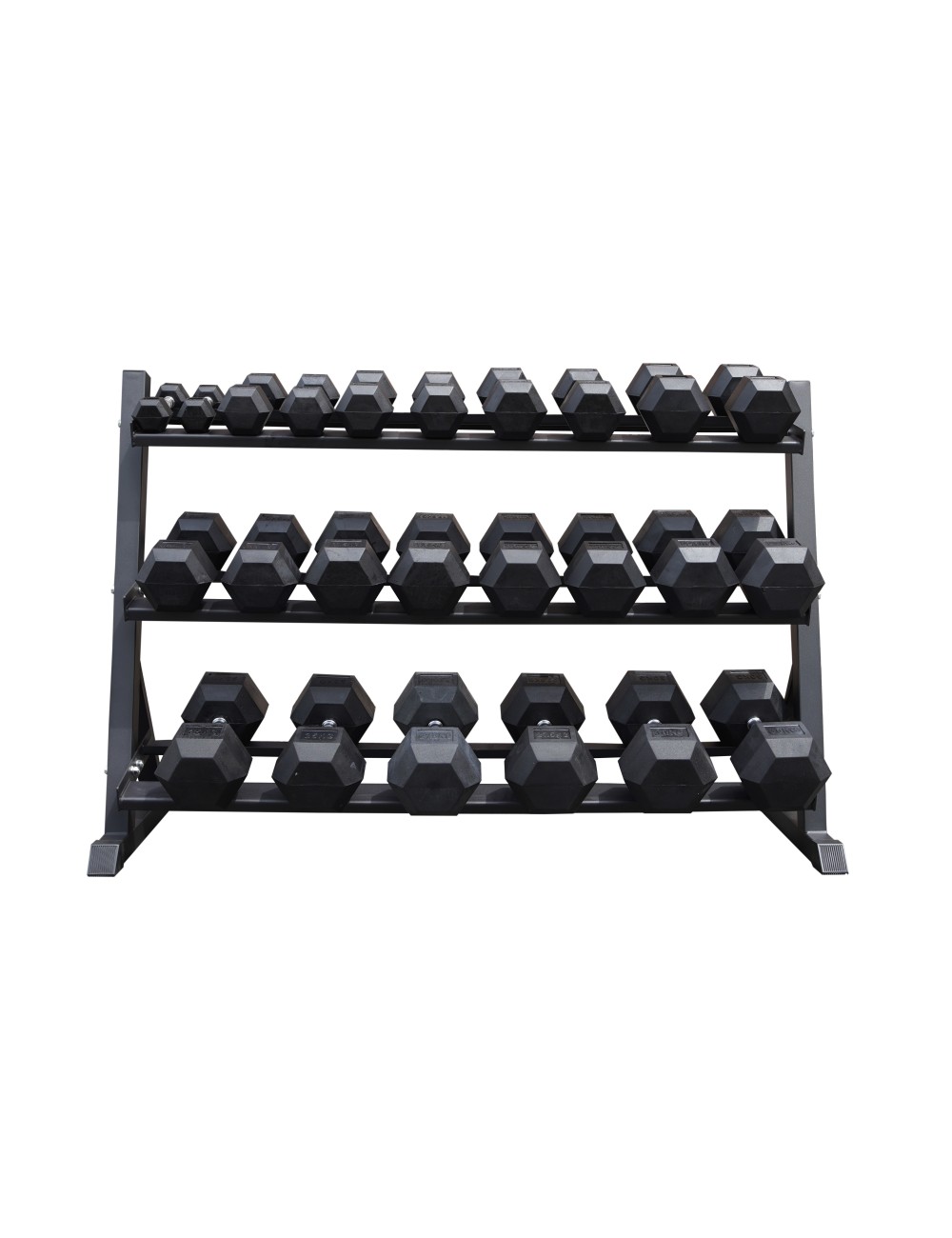 HEX Dumbbell Rack AC-178 | 3-laags | voor 12 paar dumbbells 3
