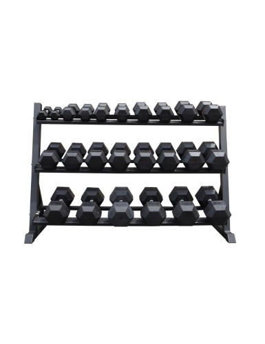 HEX Dumbbell Rack AC-178 | 3-laags | voor 12 paar dumbbells 3