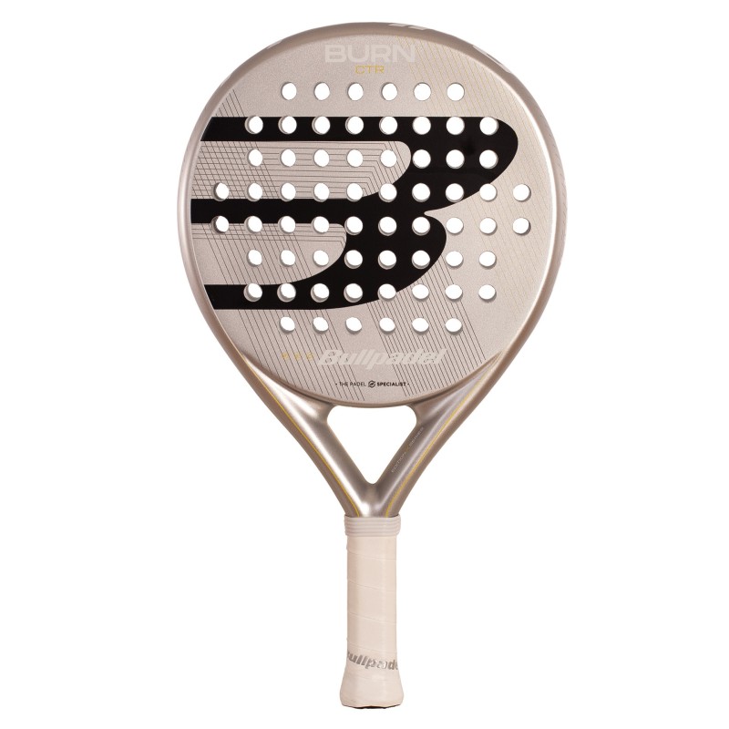 Bullpadel Burn Control White – Padelschläger