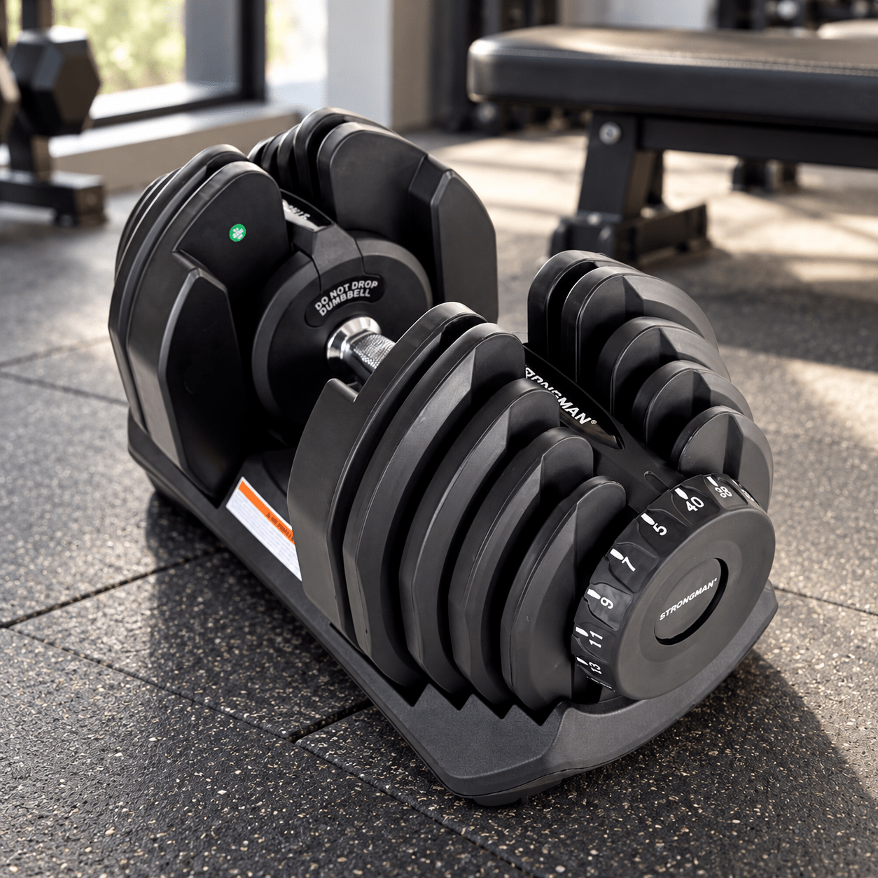 Strongman Duo-tech 40 kg verstelbare dumbbell 3